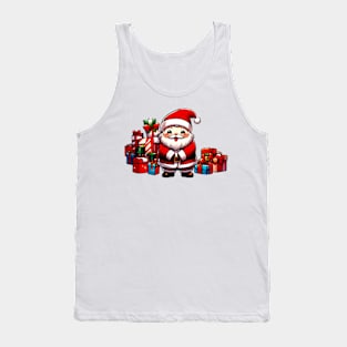 Happy Kawaii Santa Claus 04 Tank Top